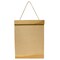 Large Hanging Art Display with Pine Rails & Jute Hanger, 6-Pack